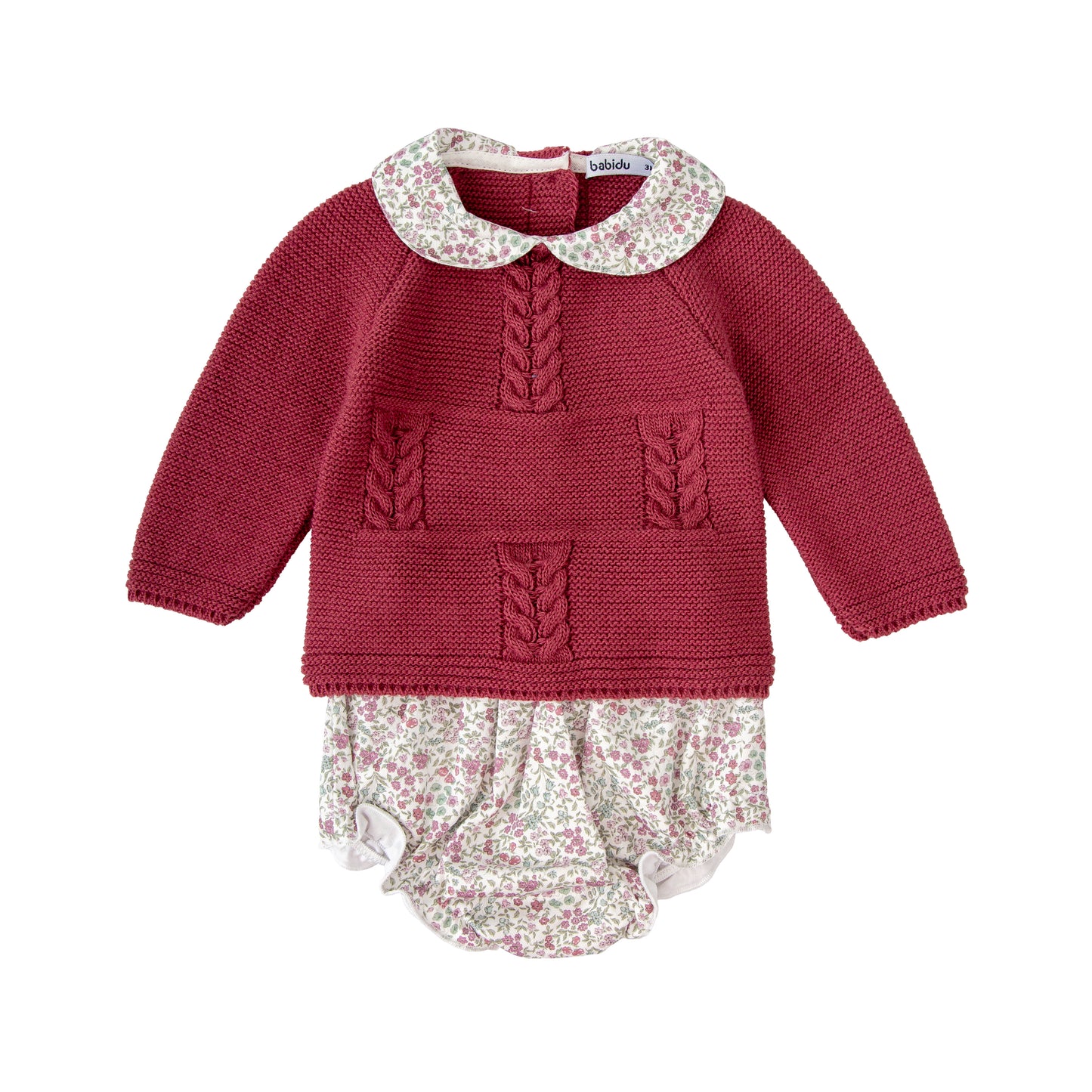 Girls Burgundy Outfit
