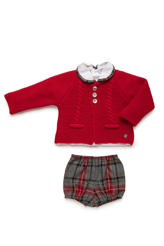 Knitted Cardigan Set