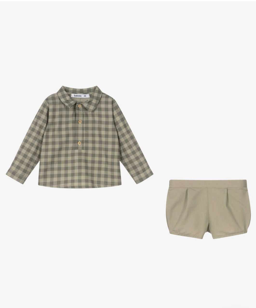 Boys Green Short Set