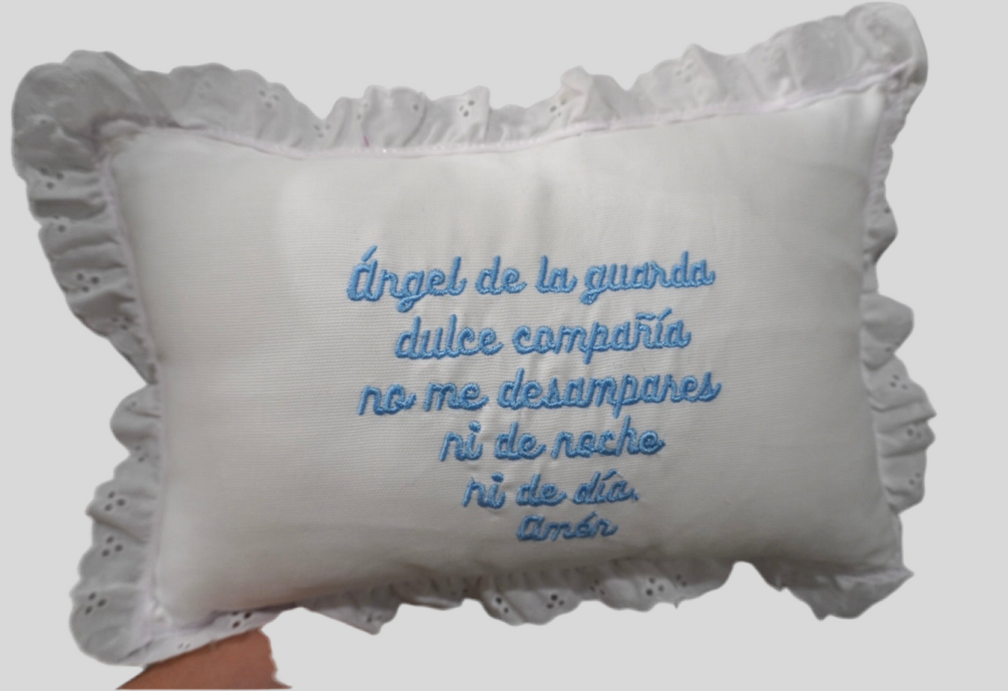 Ángel de la guarda pillow