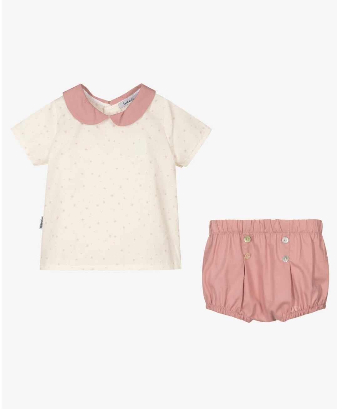 Ivory & Pink Baby Set