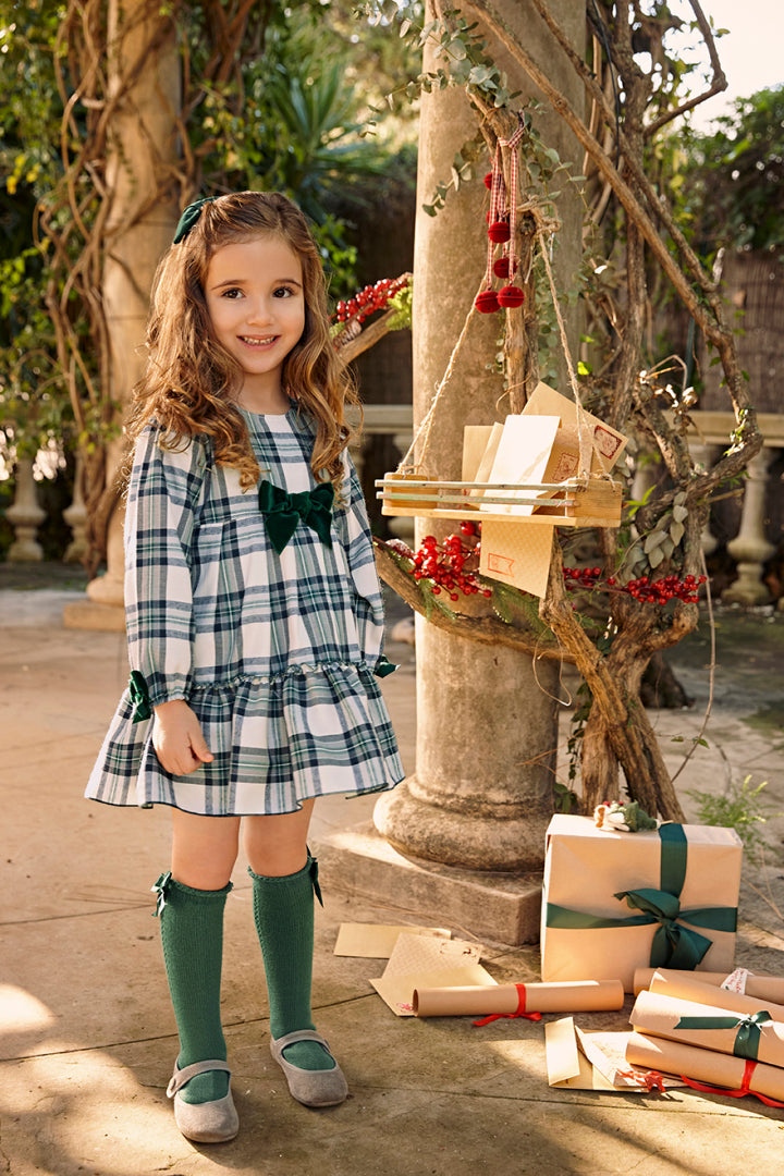 Green Plaid Dress