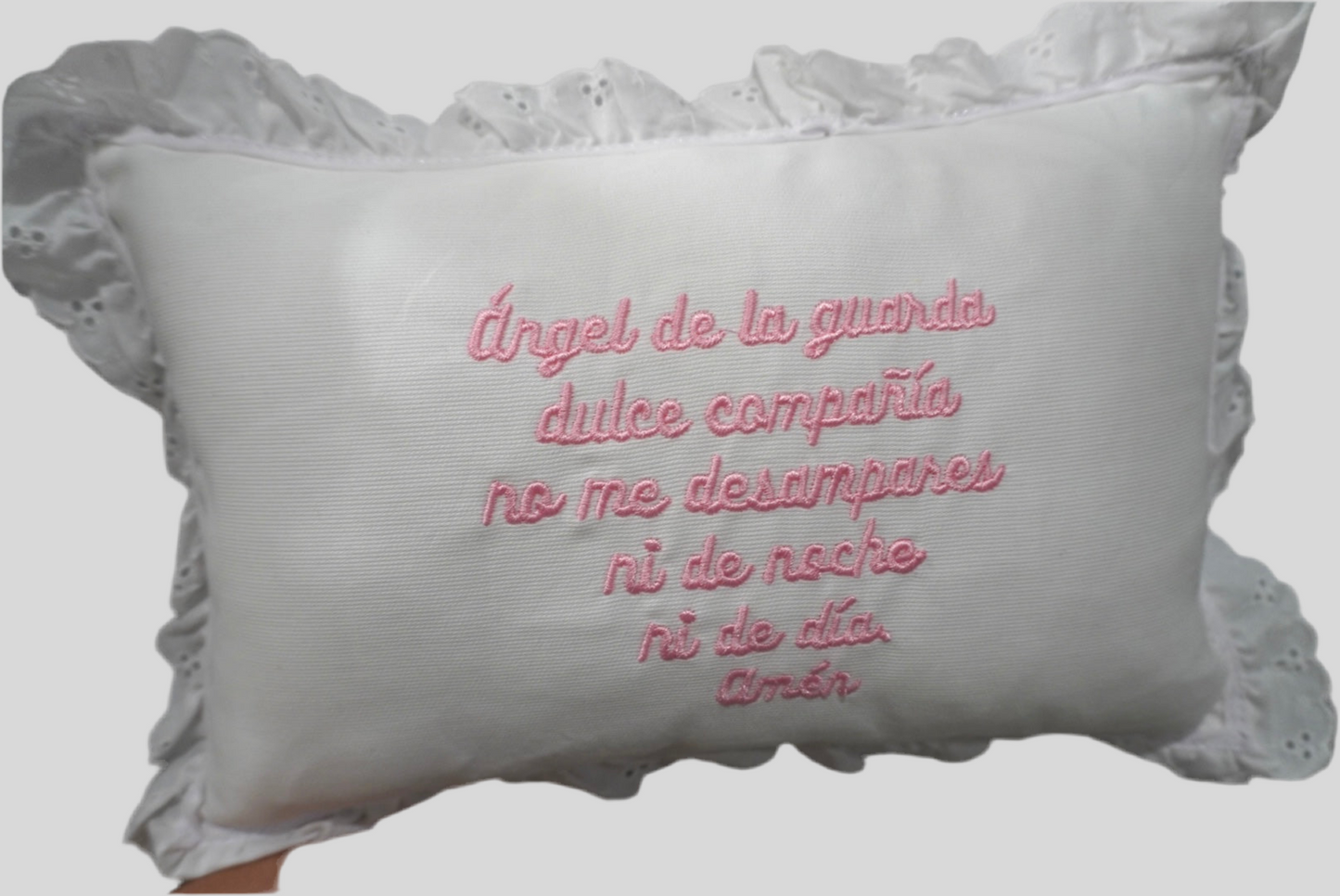 Ángel de la guarda pillow