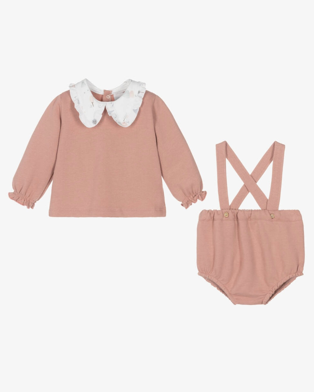 Dusty Pink Cotton Short Set